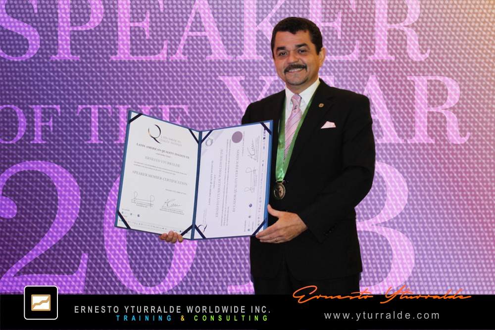 Ernesto Yturralde Tagle, Speaker of the Year | Team Building y Cuerdas Bajas en LATAM